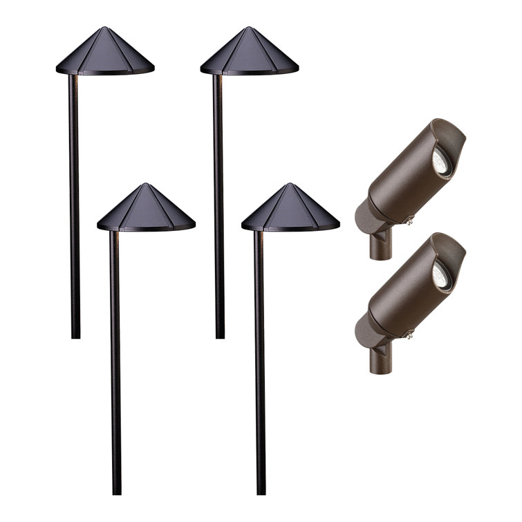 Wildon Home® Architectural Bronze Low Voltage Hardwired Configurable